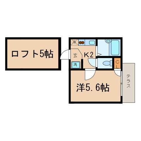 岸根公園駅 徒歩4分 1階の物件間取画像